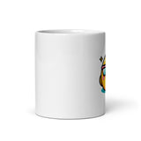 Ducky White glossy mug