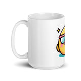 Ducky White glossy mug