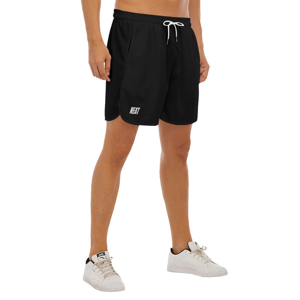 All-Over Print Men's Side Split Running Sport Shorts