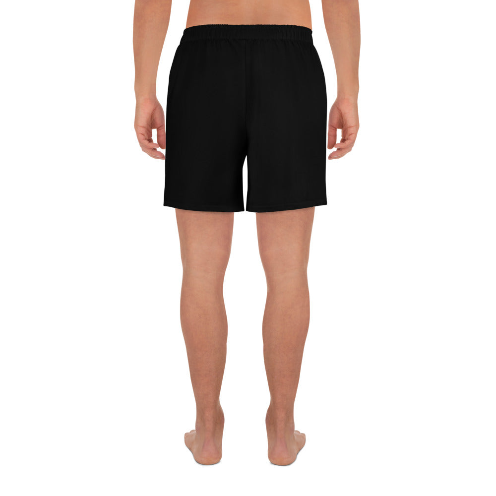 Neat Black Men's Athletic Long Shorts