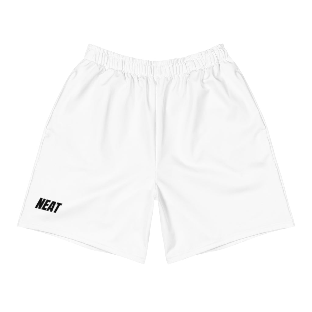 Neat Men's Athletic Long Shorts - White