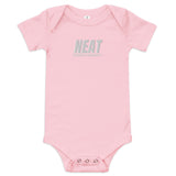Neat Embroidered Baby Short Sleeve One Piece