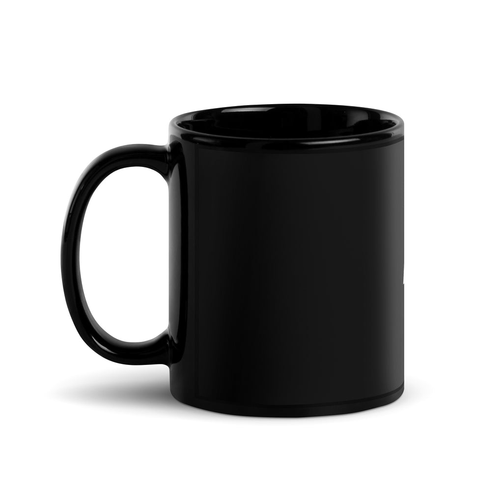 Neat Black Glossy Mug