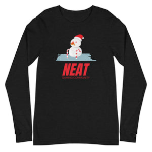 Neat Gaming Community Christmas Snowman Unisex Long Sleeve Tee